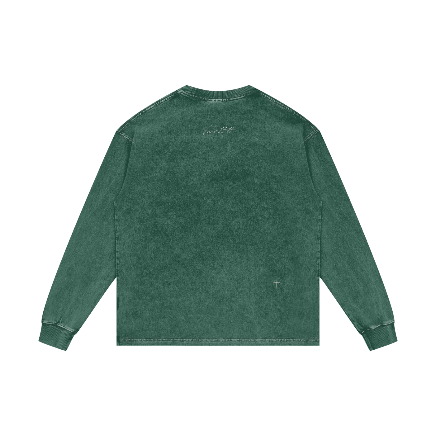 MORE CHRIST| Acid Wash Oversize Long Sleeve T-Shirt