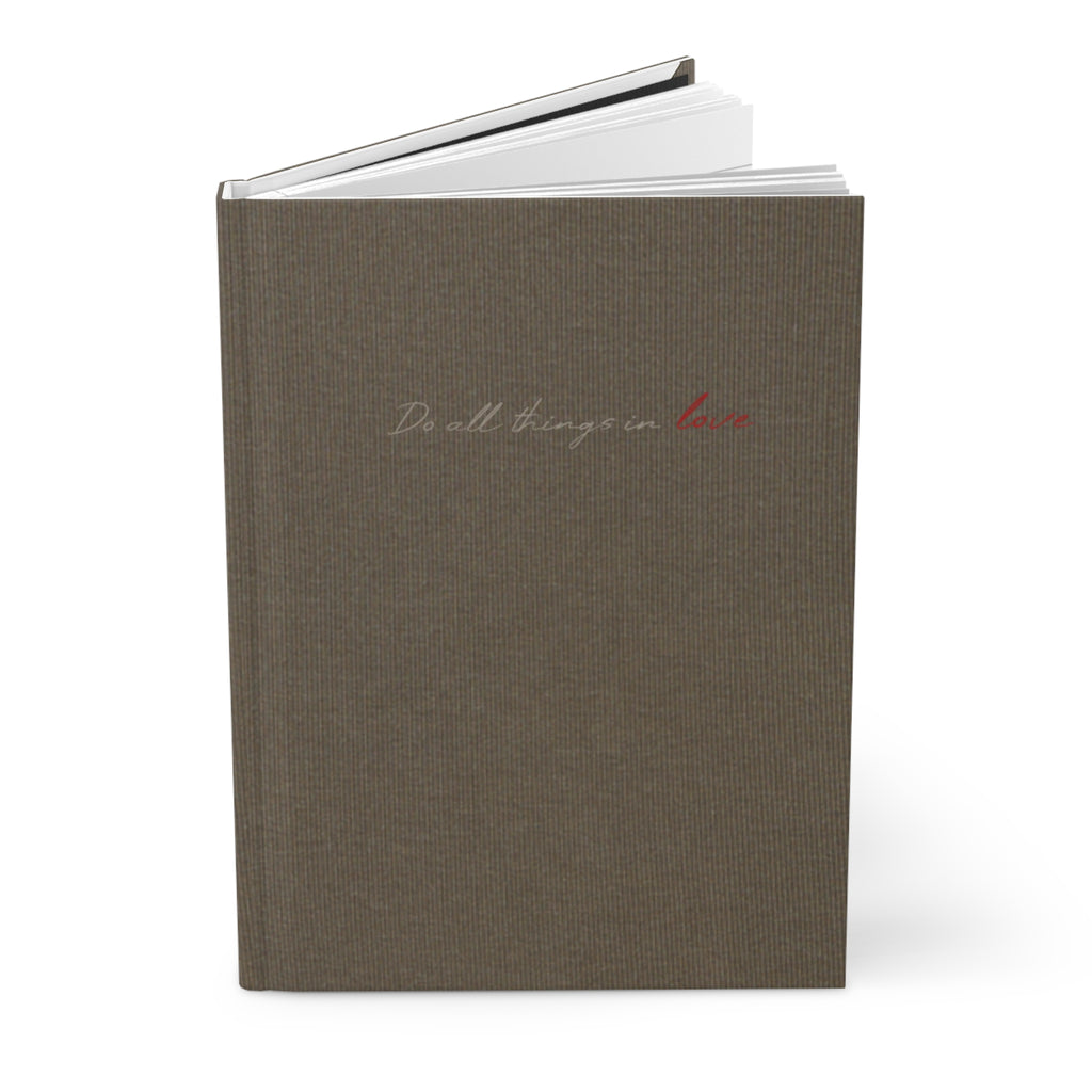 ALL LOVE | Coffee Hardcover Prayer Journal