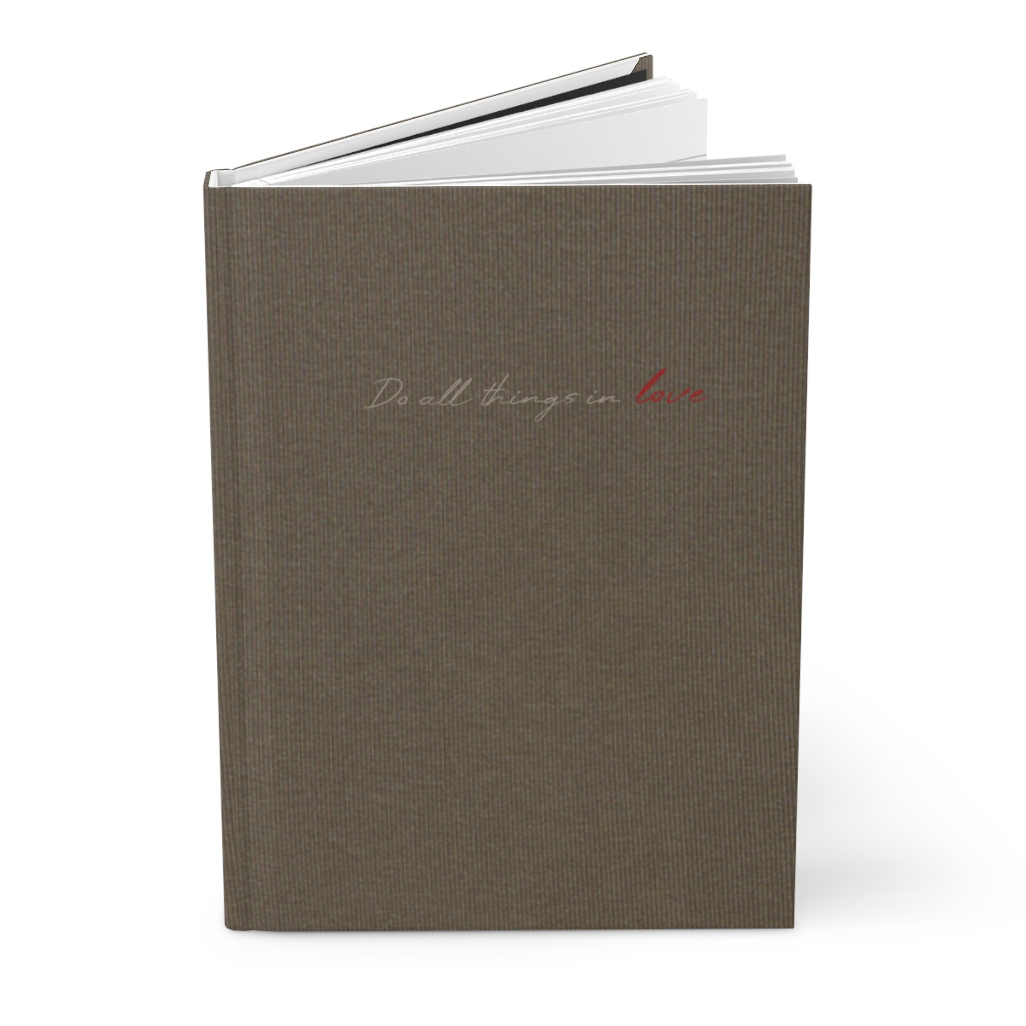 ALL LOVE | Coffee Hardcover Prayer Journal