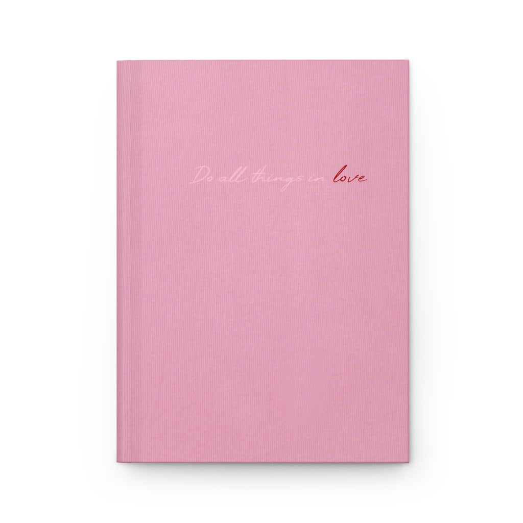 ALL LOVE | Pink Hardcover Prayer Journal