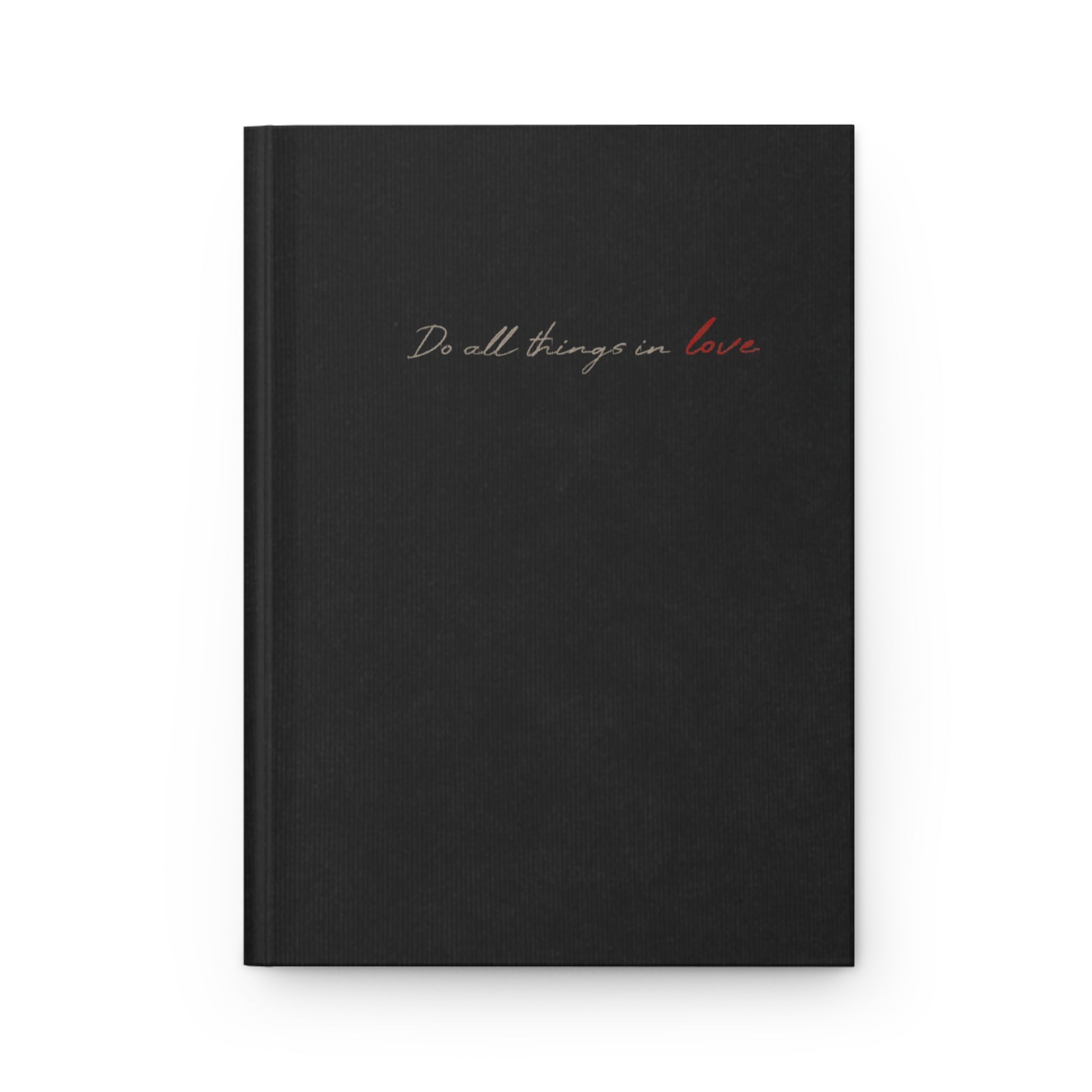 ALL LOVE | Black Hardcover Prayer Journal