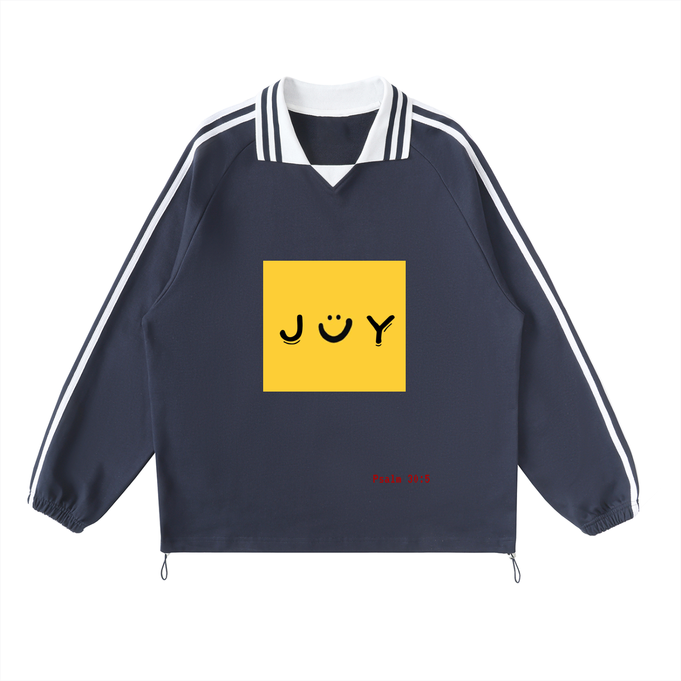 JOY ◡̈ | Lapel Collar Sweatshirt