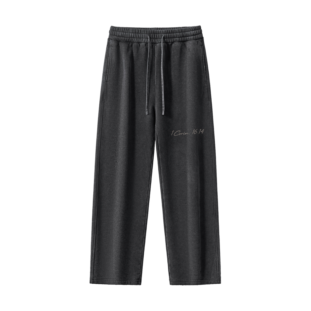 ALL LOVE | Frayed Washed Sweatpants