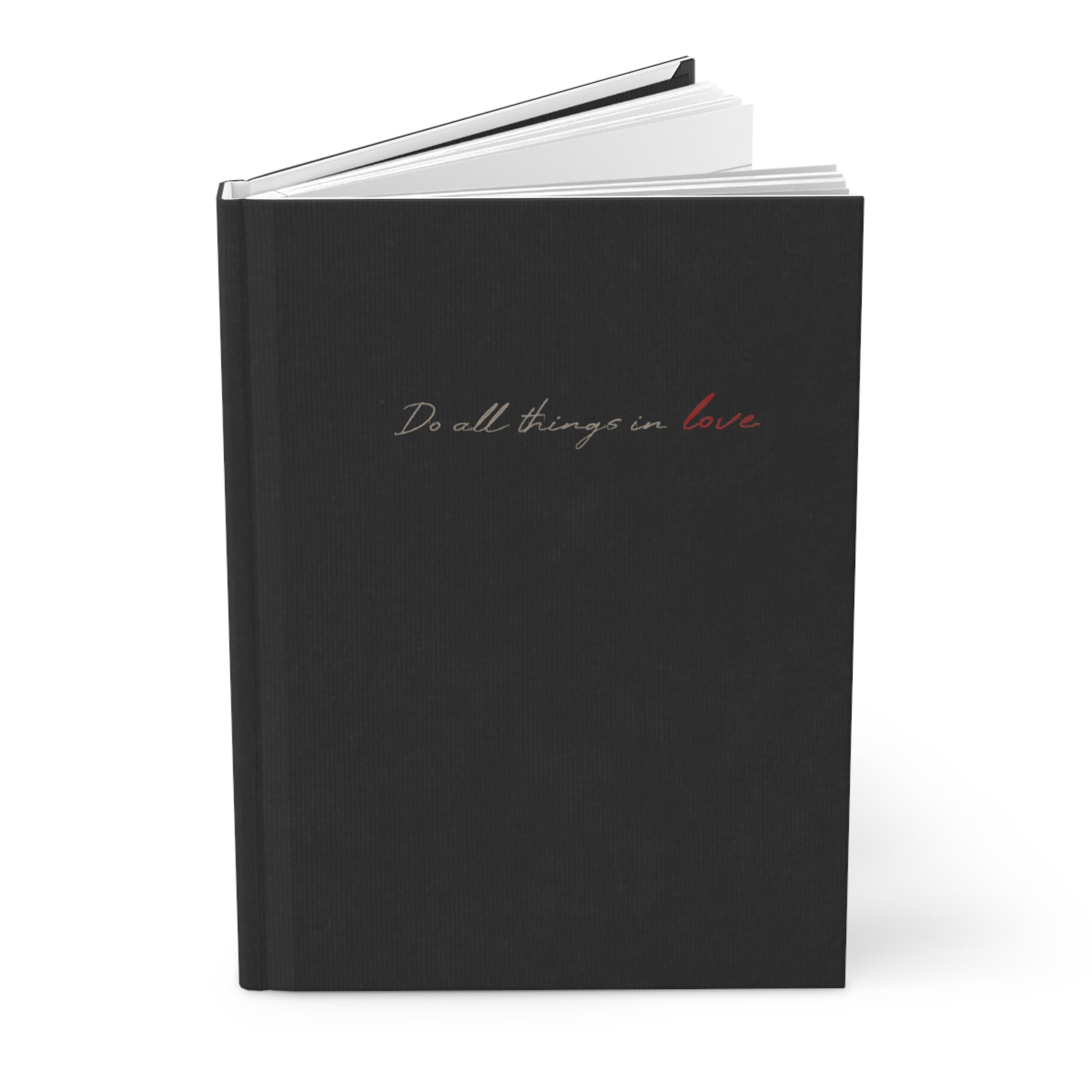 ALL LOVE | Black Hardcover Prayer Journal