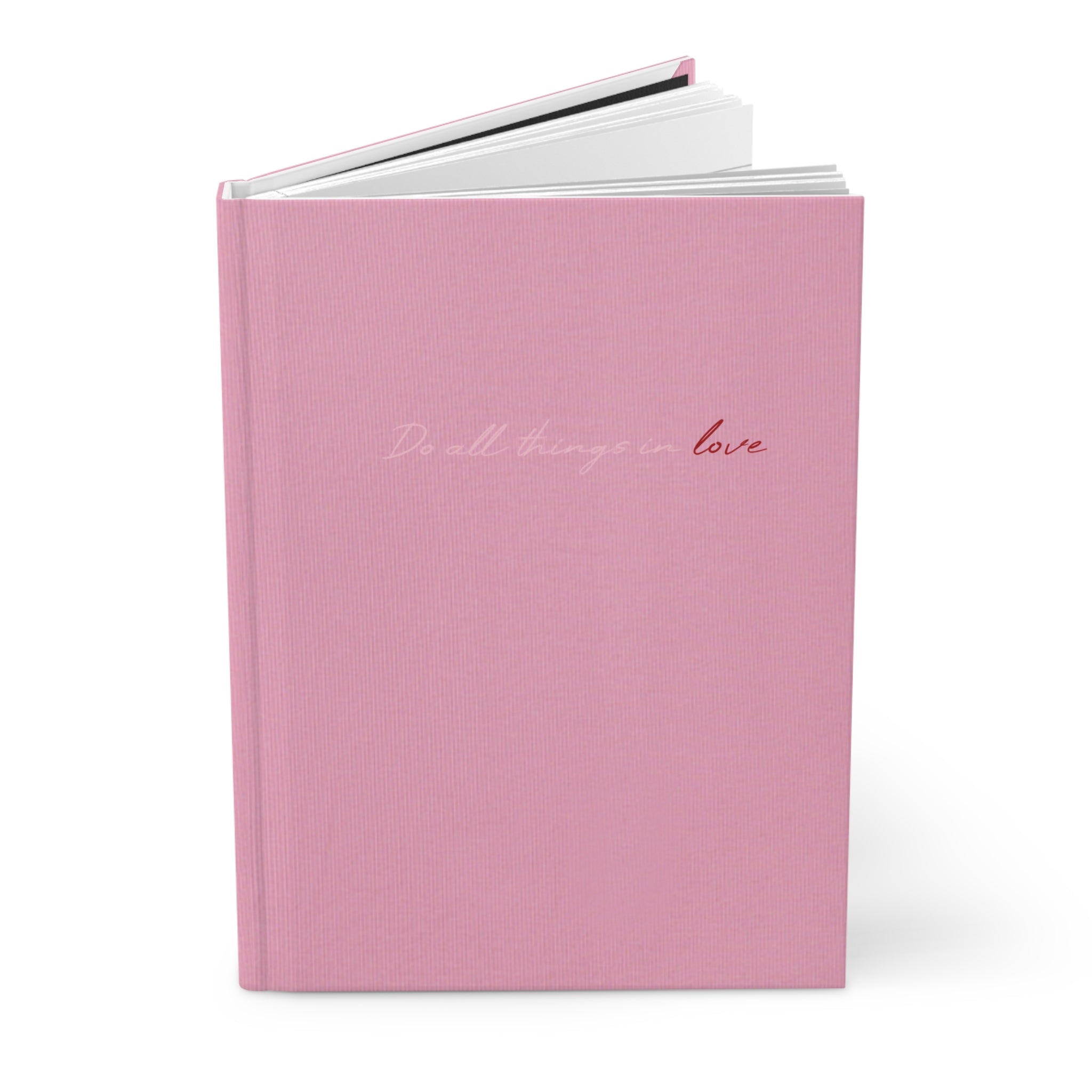 ALL LOVE | Pink Hardcover Prayer Journal