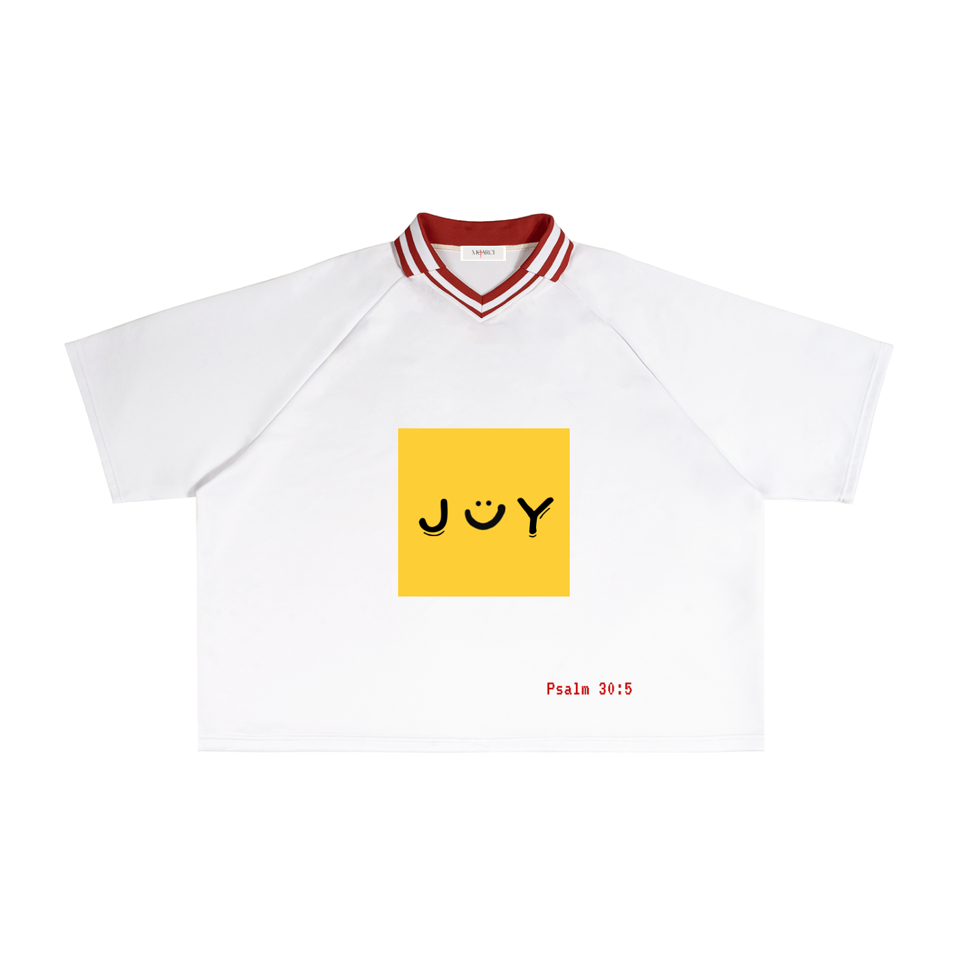 JOY ◡̈ | Collar Boxy T-Shirt