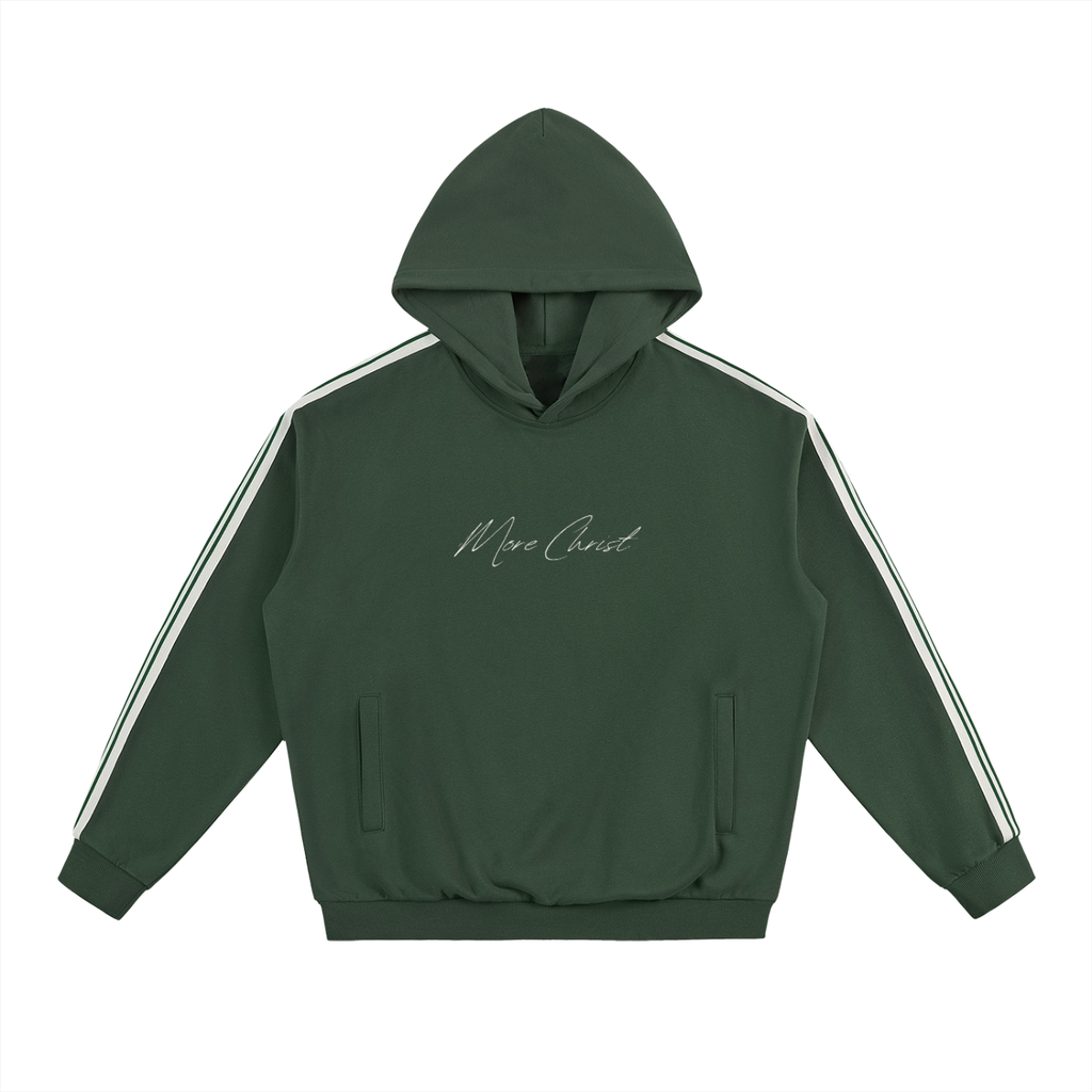 MORE CHRIST | Side Stripe Drop-Shoulder Hoodie