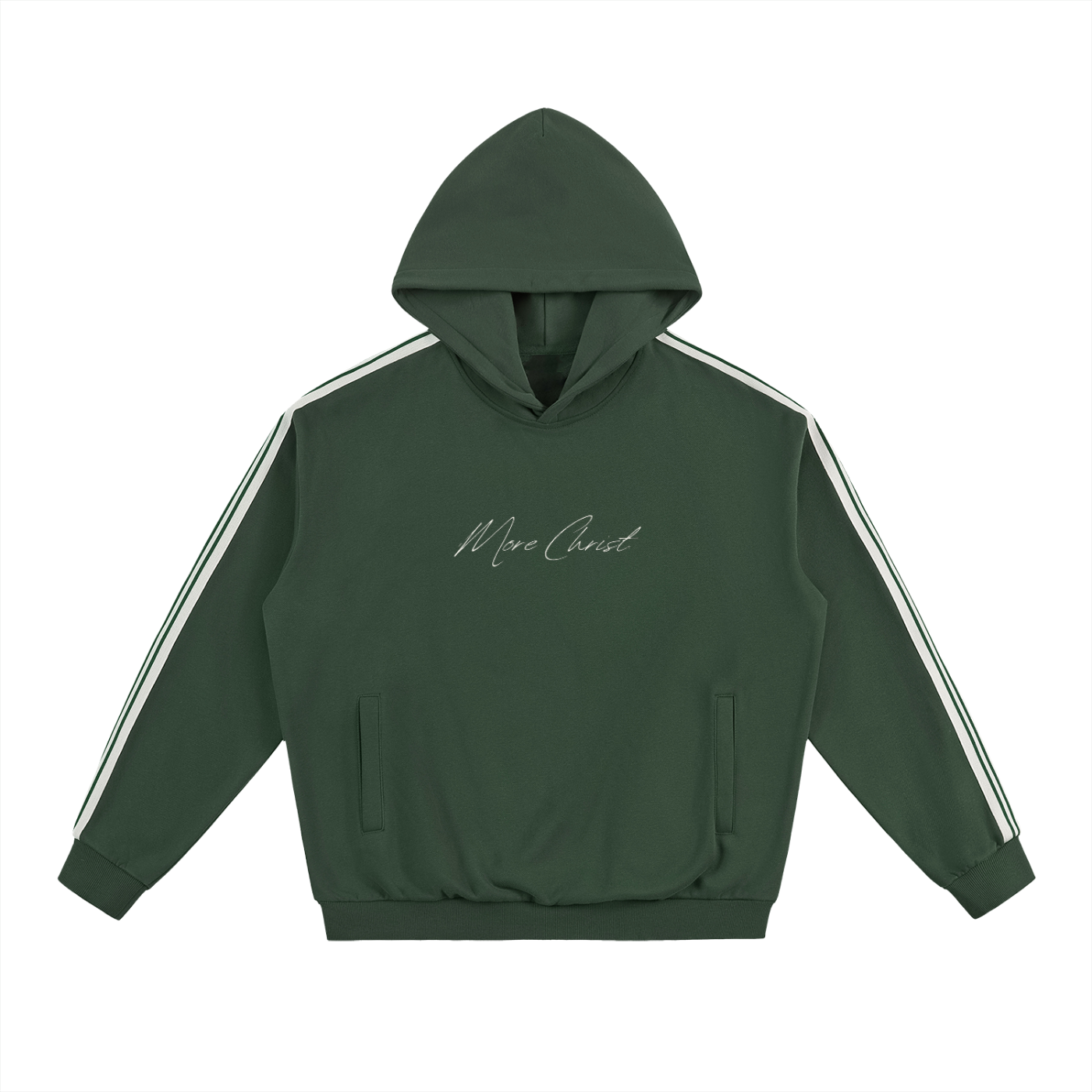 MORE CHRIST | Side Stripe Drop-Shoulder Hoodie