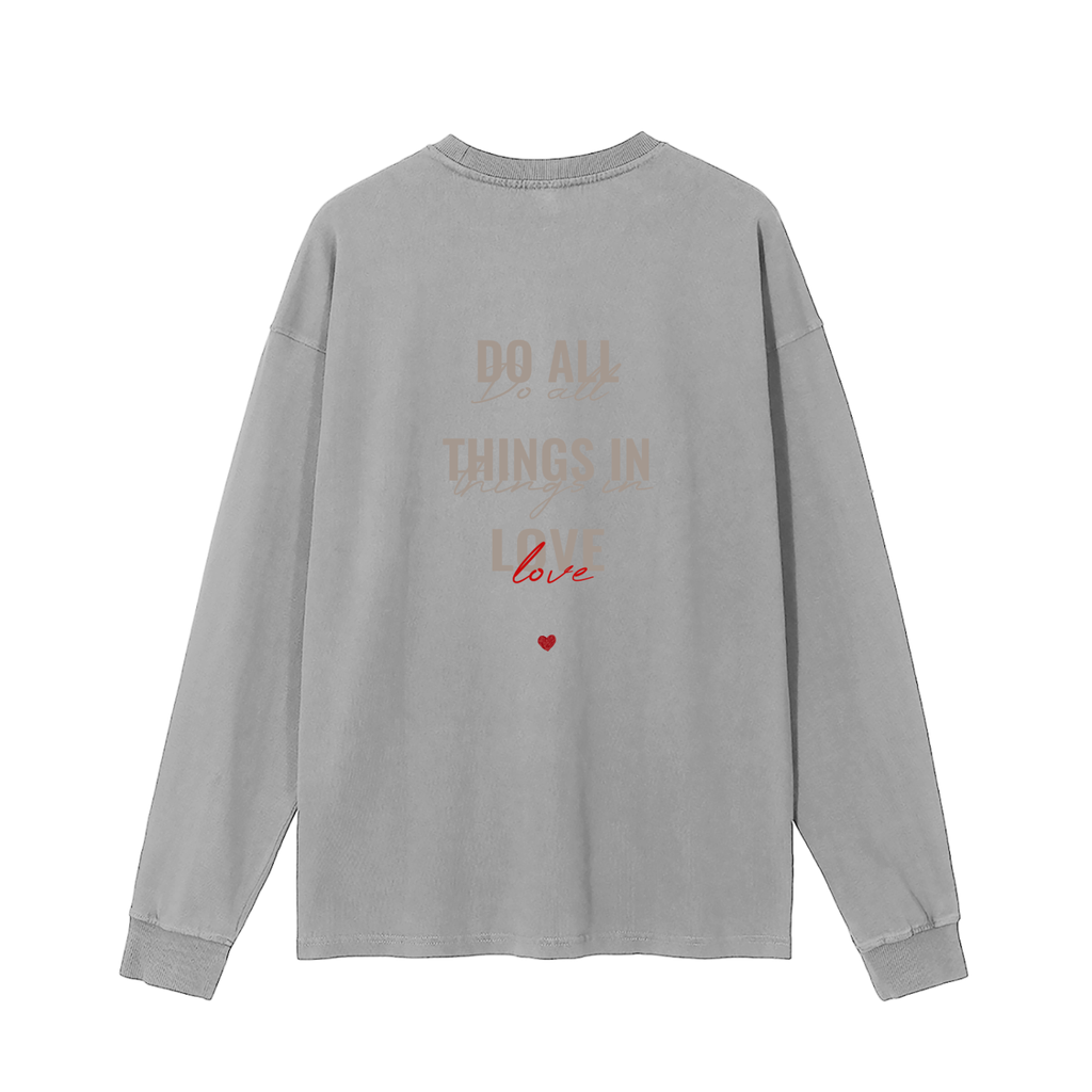 ALL LOVE | Washed Long Sleeve T-Shirt