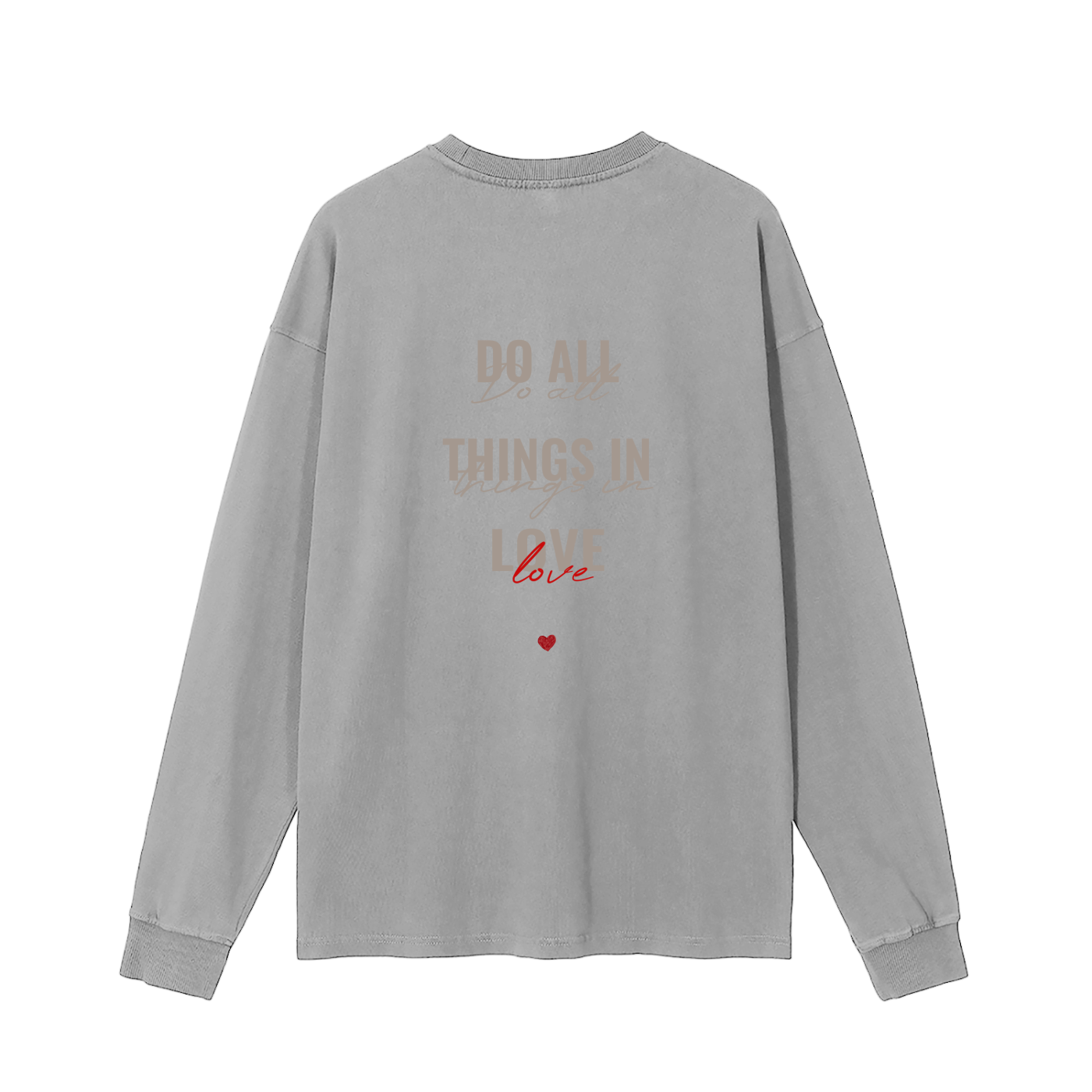 ALL LOVE | Washed Long Sleeve T-Shirt