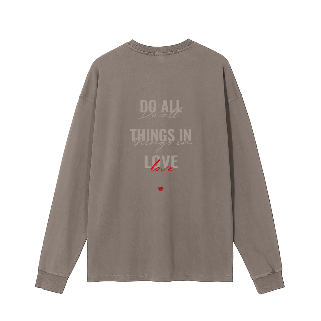ALL LOVE | Washed Long Sleeve T-Shirt
