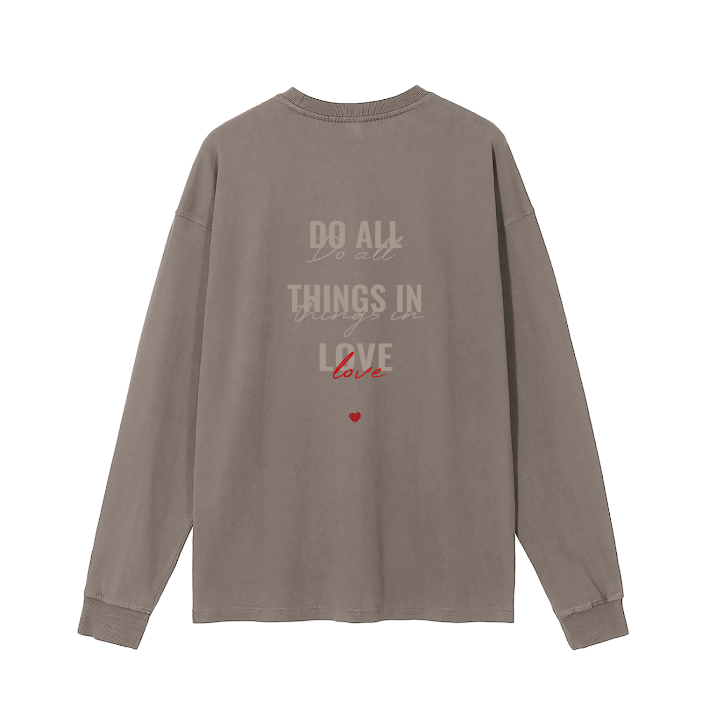 ALL LOVE | Washed Long Sleeve T-Shirt