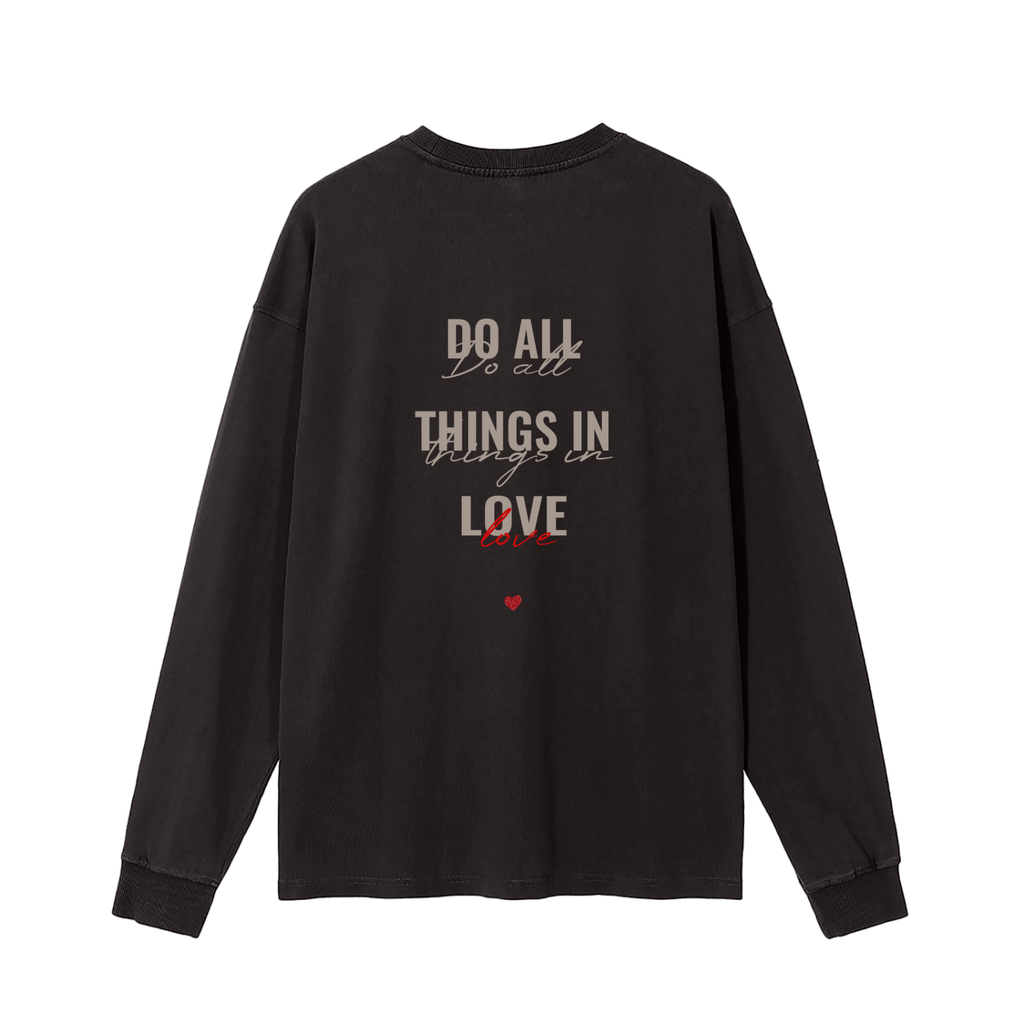 ALL LOVE | Washed Long Sleeve T-Shirt