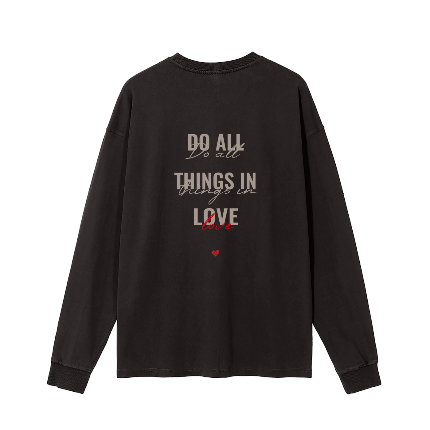ALL LOVE | Washed Long Sleeve T-Shirt