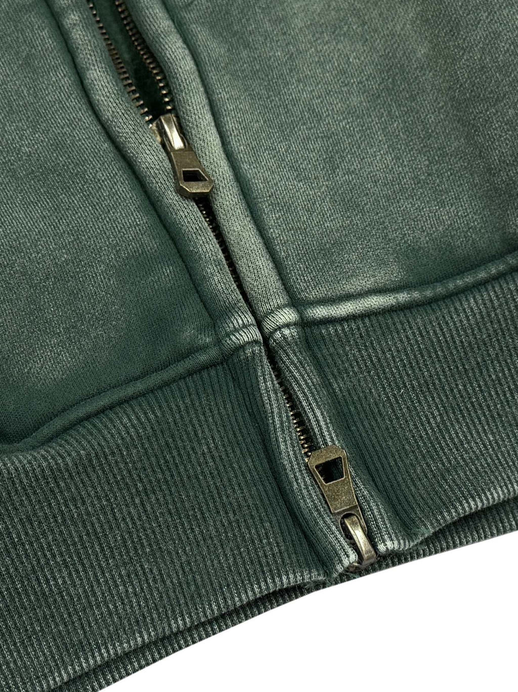 MORE CHRIST | Snow Washed Zip-Through Fleece Hoodie