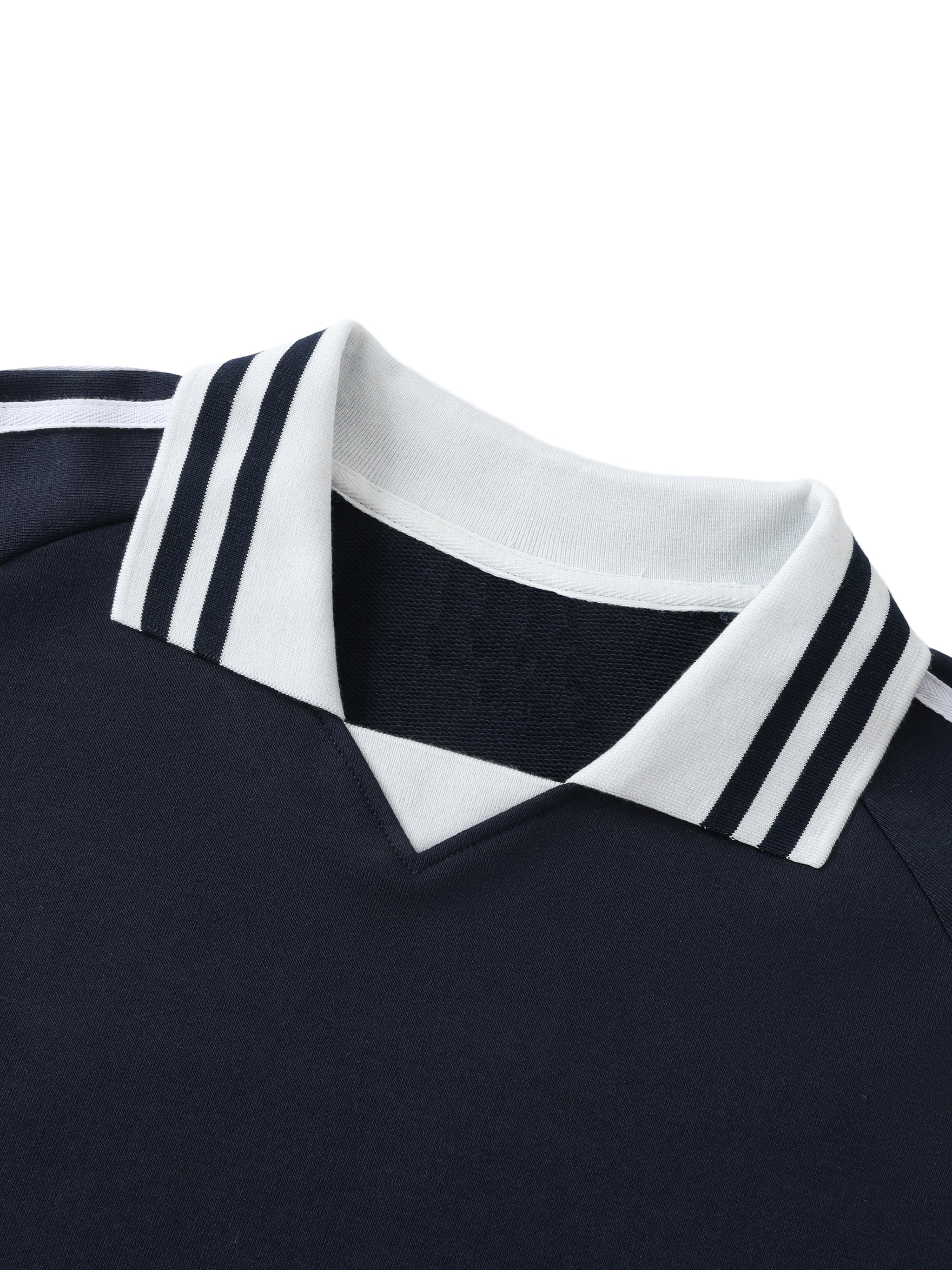 JOY ◡̈ | Lapel Collar Sweatshirt
